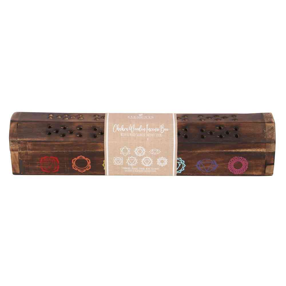Something Different - Chakra Wooden Mixed Incense Box Incense burner set - Multicolours